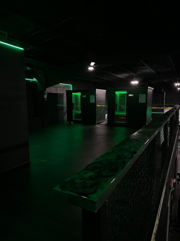 Paradise Gym infrared sauna recovery room